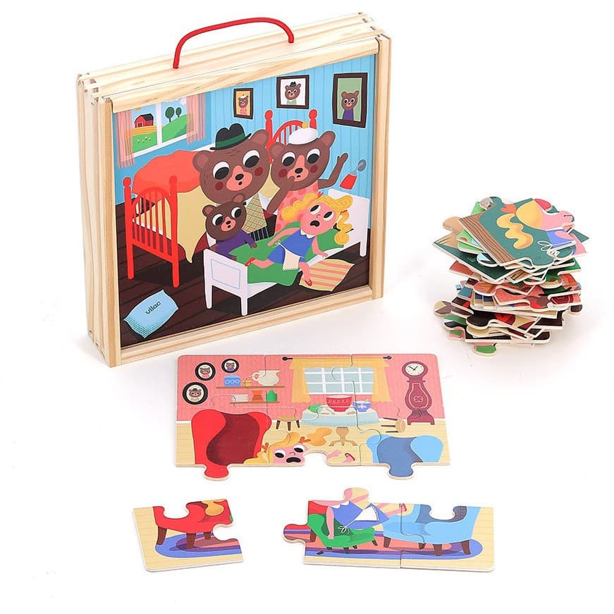 Vilac 4 puzzles Boucle d'Or Ingela P.Arrhenius