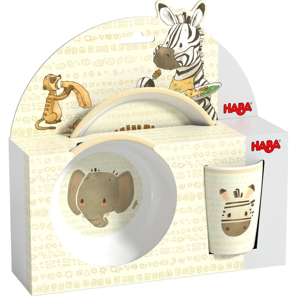 Haba Coffret repas bébé Safari