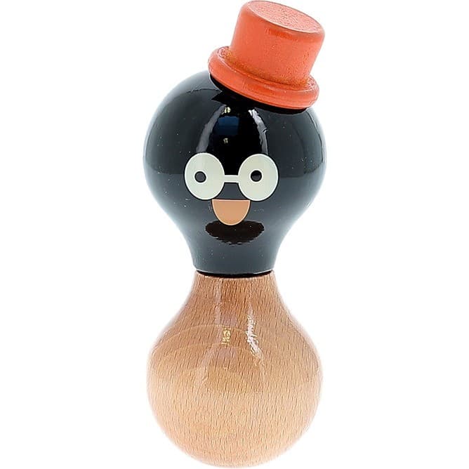 Vilac Hochet en bois Boizoos, René le pingouin