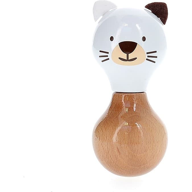 Vilac Hochet en bois Boizoos, Mariette la minette
