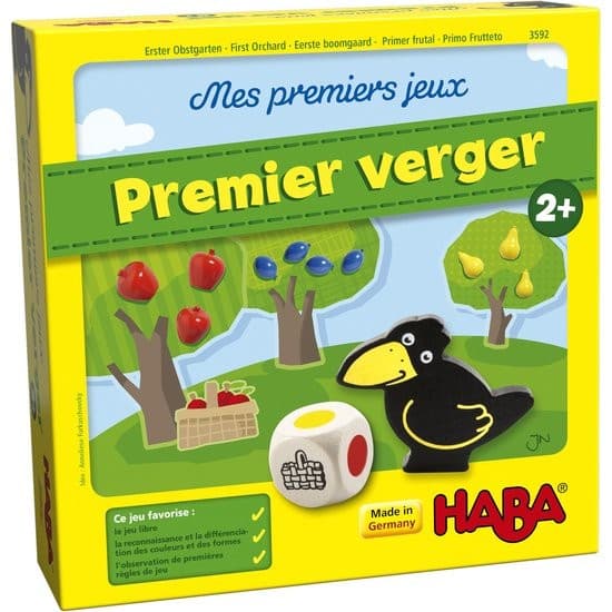 Haba Jeu coopératif Mon Premier Verger