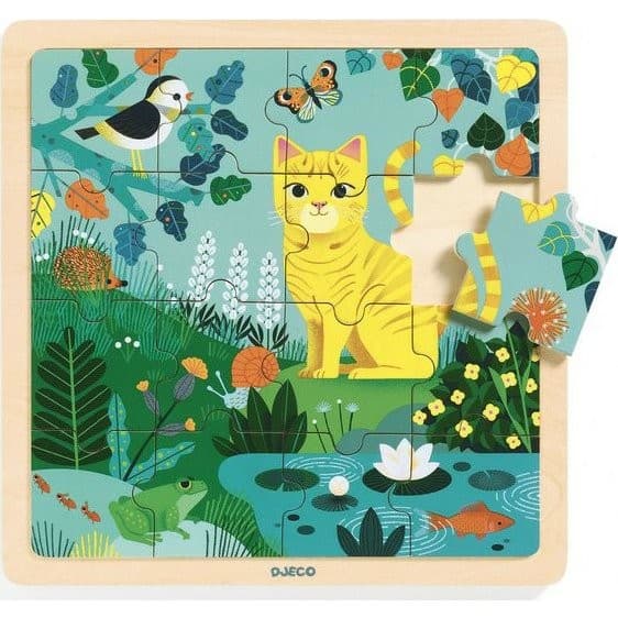 Djeco Puzzle en bois Puzzlo Lily