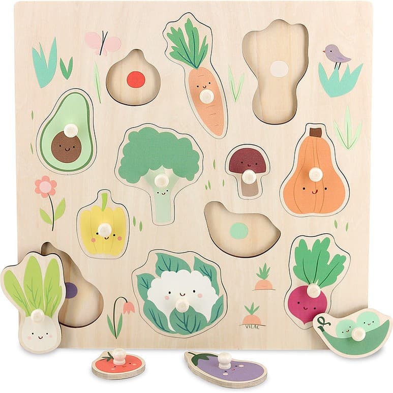 Vilac Encastrement les légumes du jardin Sarah Betz