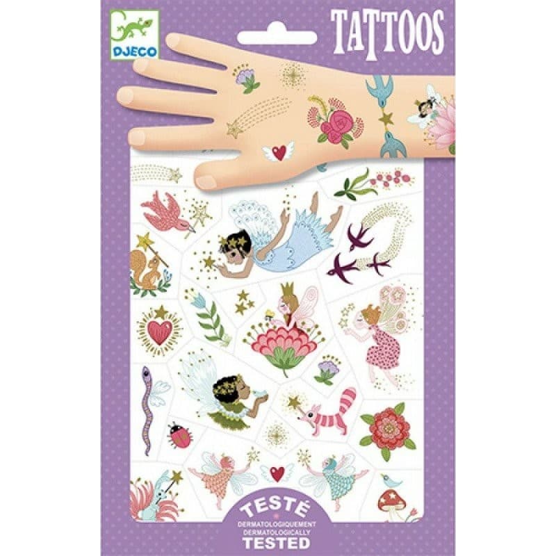 Djeco Tatouages temporaires Fairy Friends