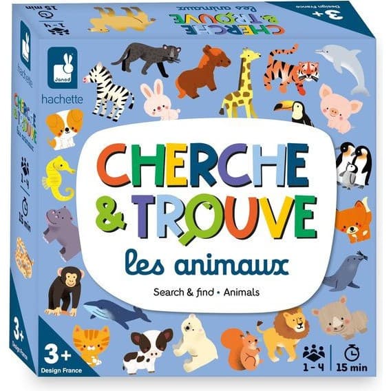 Janod Mon premier cherche et trouve Les animaux