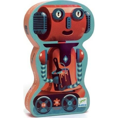 Djeco Puzzle 36 pièces Bob le robot