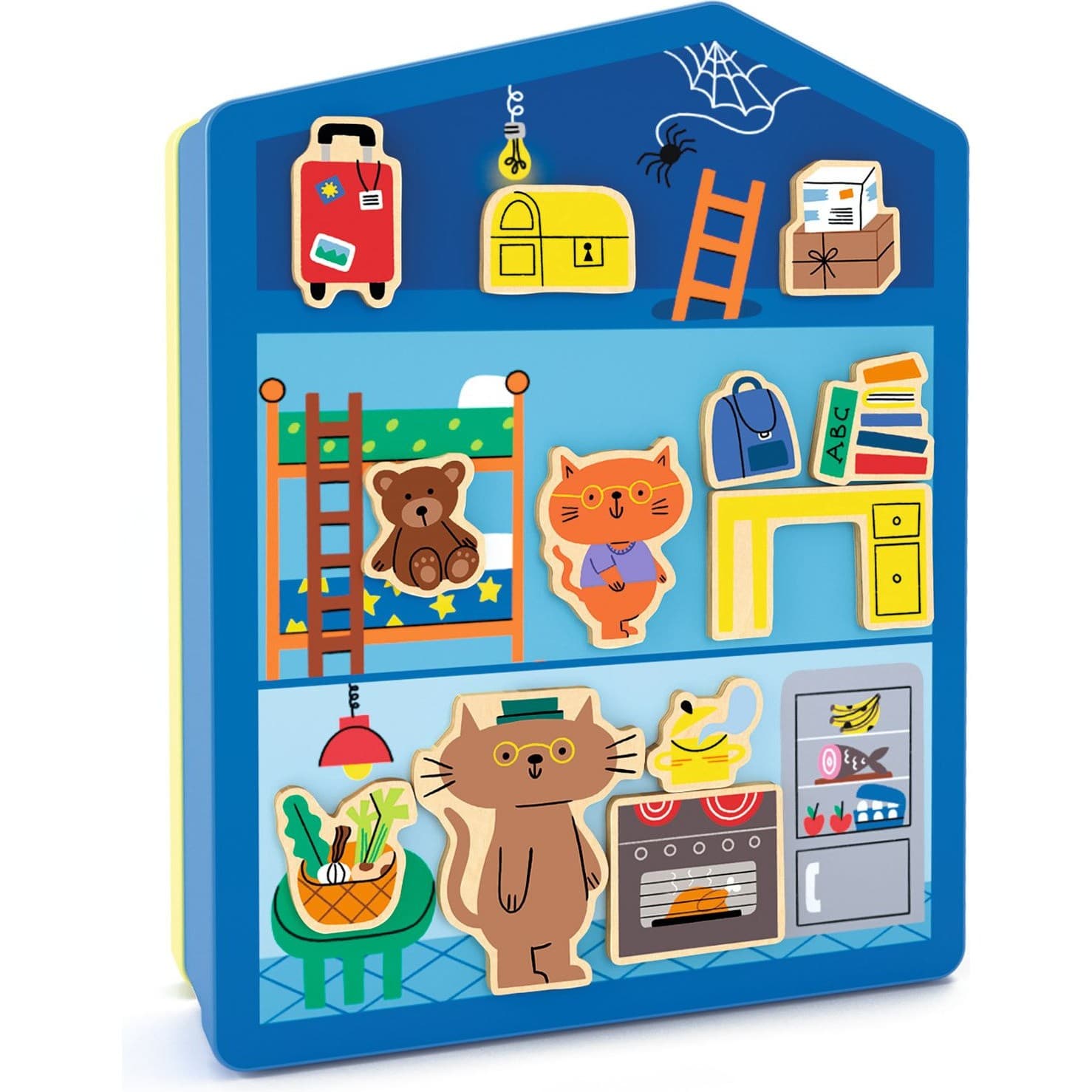Djeco Jeu magnétique Maison InZeHouse Inzebox