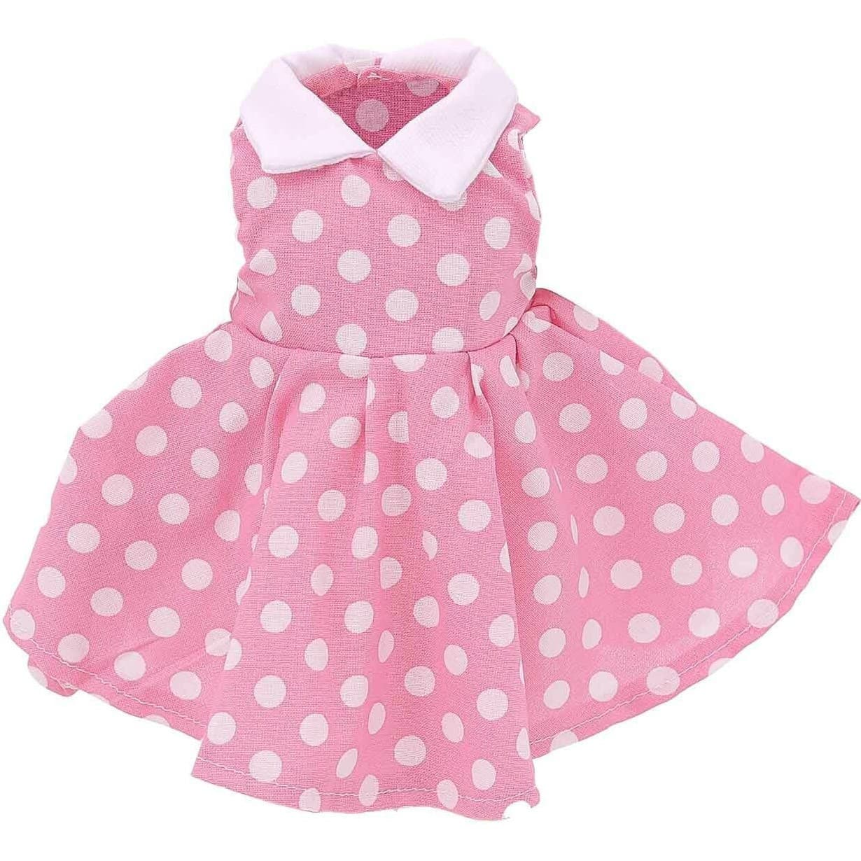 Vilac Robe à Pois Rose pour poupée 40cm