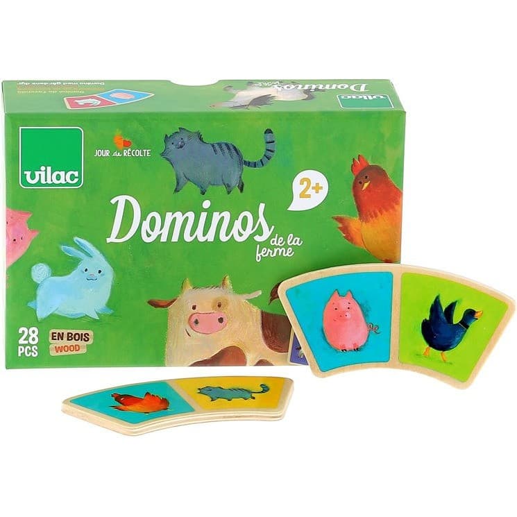 Vilac Dominos de la ferme en bois Dès 2 ans