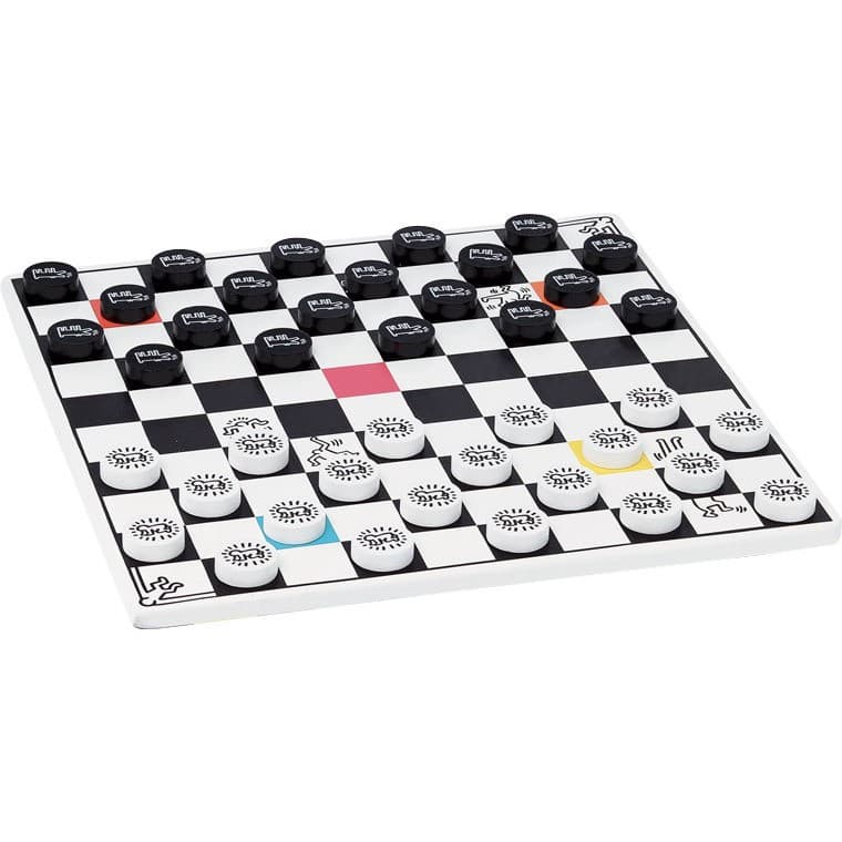 Vilac Jeu de dames / backgammon Keith Haring