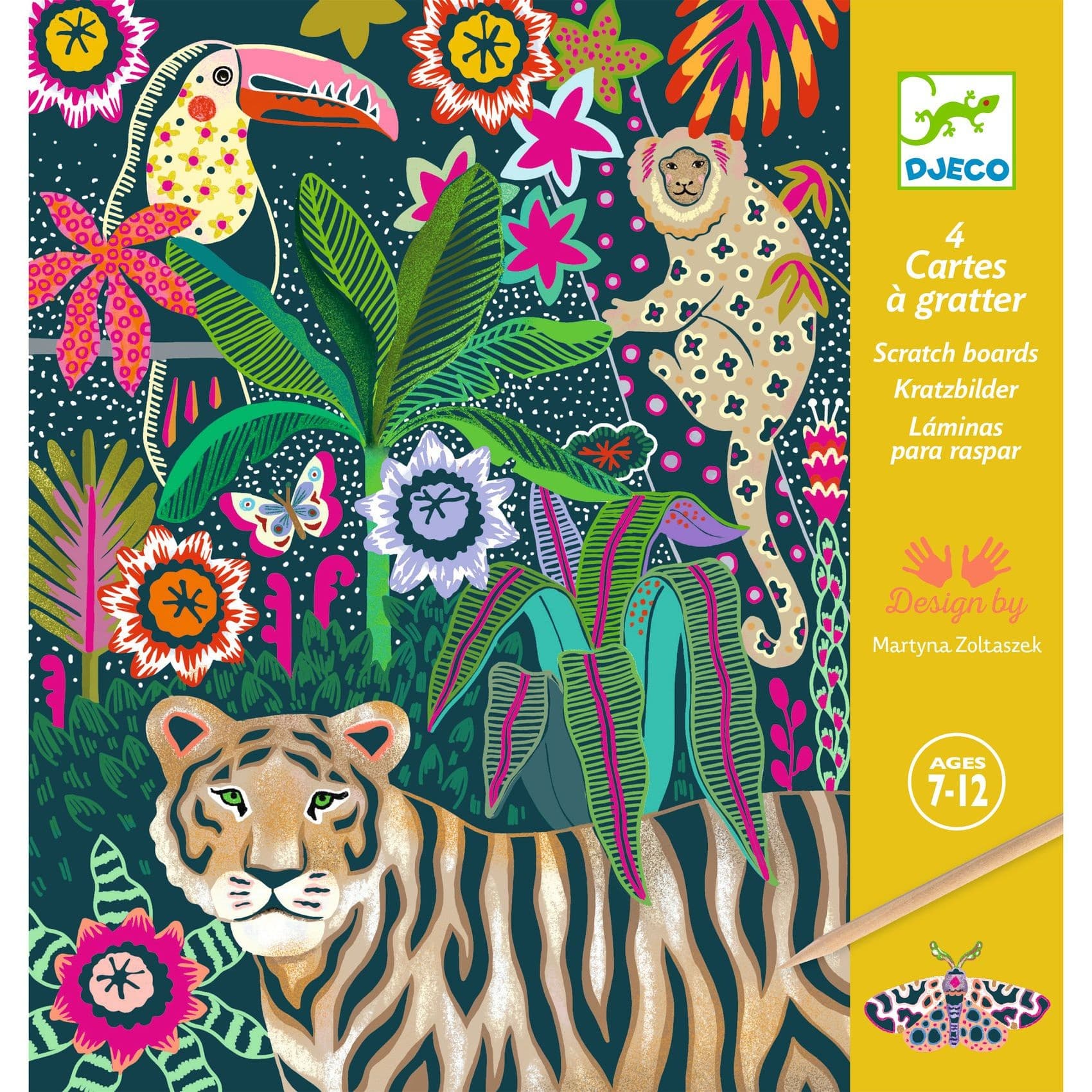 Djeco Cartes à gratter Rococo 