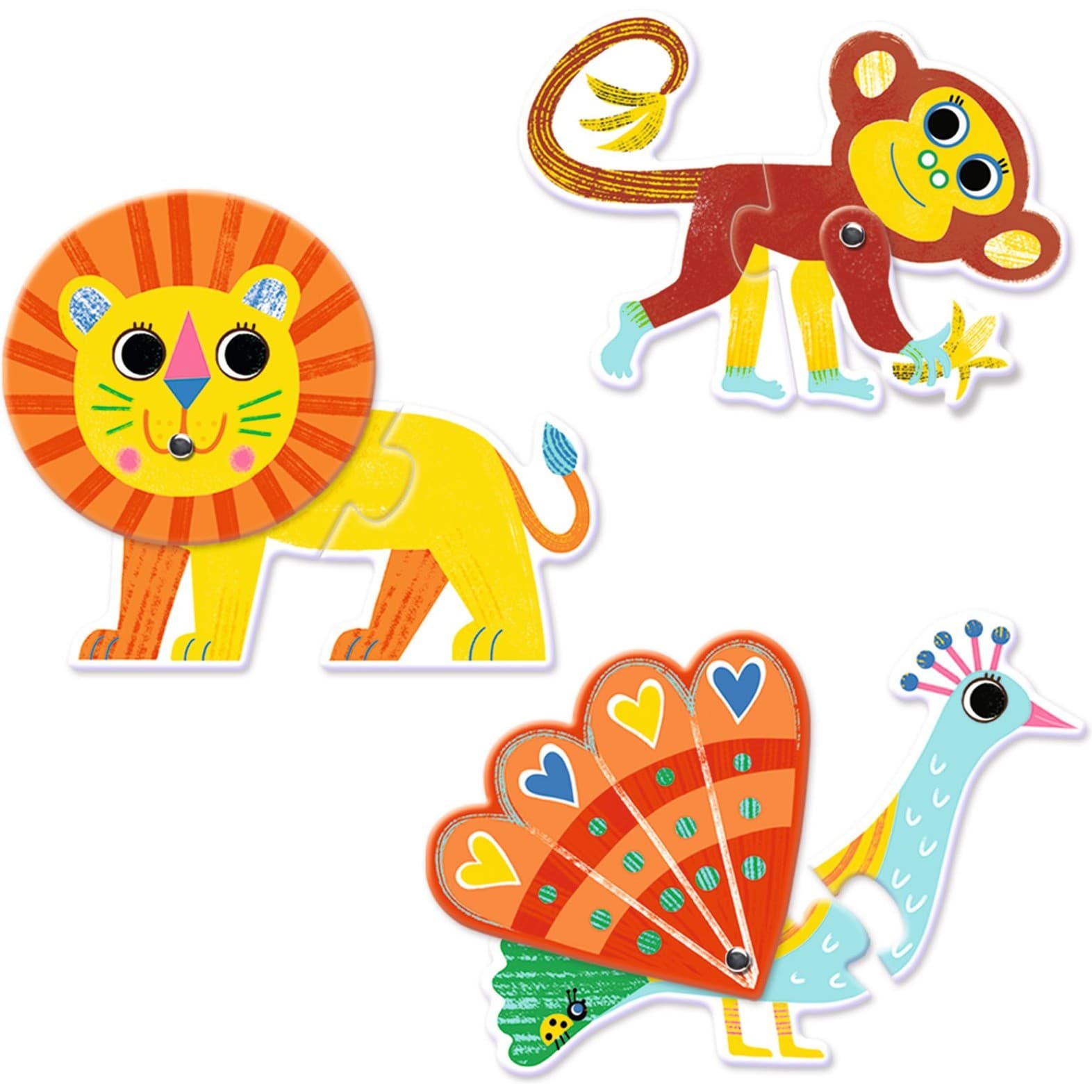 Djeco Puzzle duo articulo Animaux 