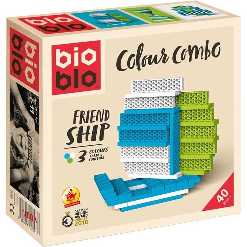 Bioblo Mini box 40 briques bateau