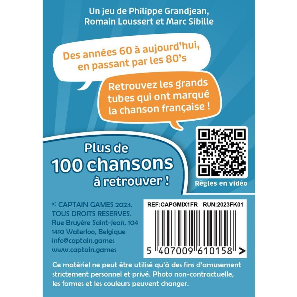 Captain Games Mixit Edition Bleue