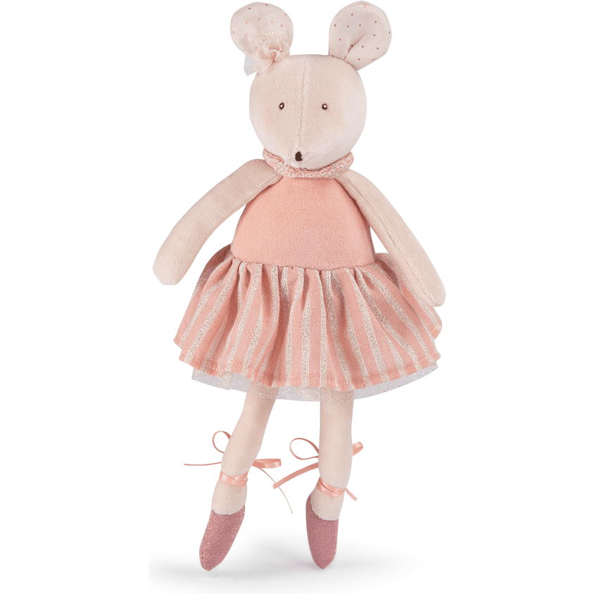 Moulin Roty Peluche Souris rose Anna La petite école de danse