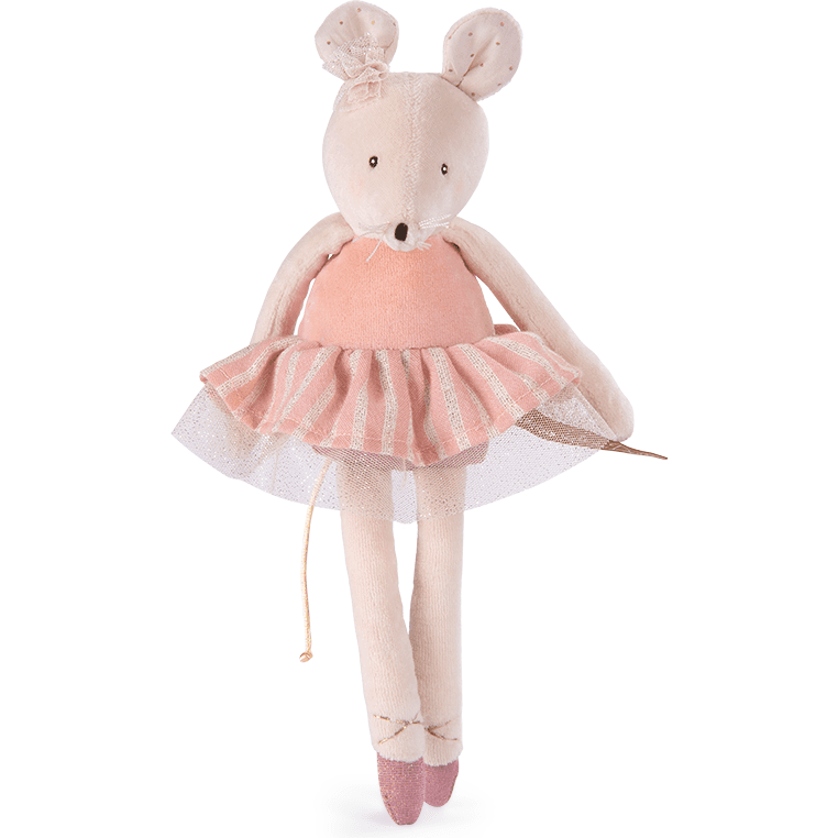 Moulin Roty Petite peluche Souris rose