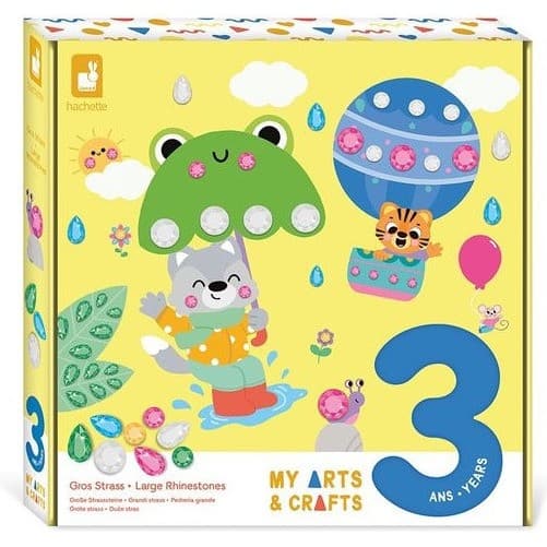 Janod Coffret Créatif Gros Strass 3 ans