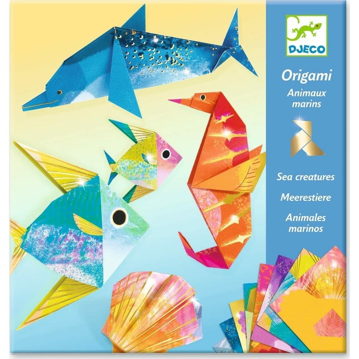 Djeco Pochette d'activité créative Origami Animaux Marins