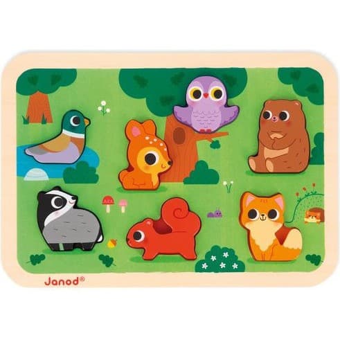 Janod Chunky puzzle la forêt