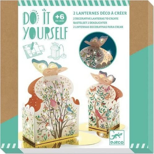Djeco Coffret créatif 2 lanternes à créer Clair obscur