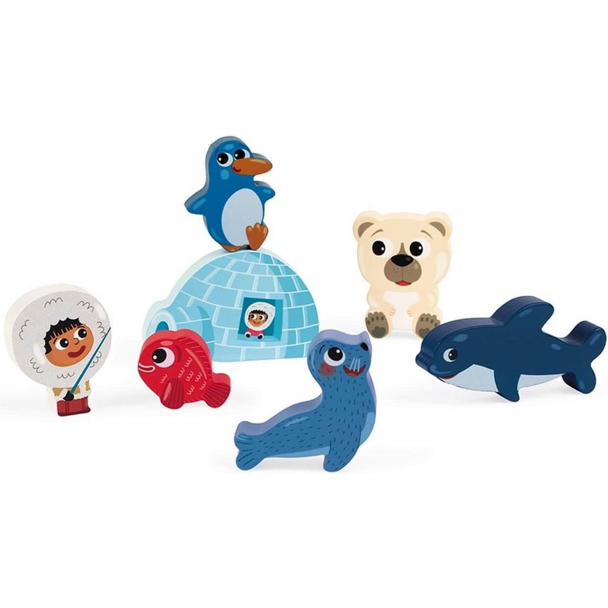 Janod Chunky Puzzle Arctique 7 pcs bois