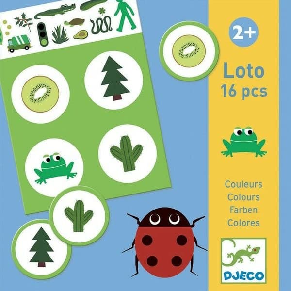 Djeco Jeu du loto Les couleurs