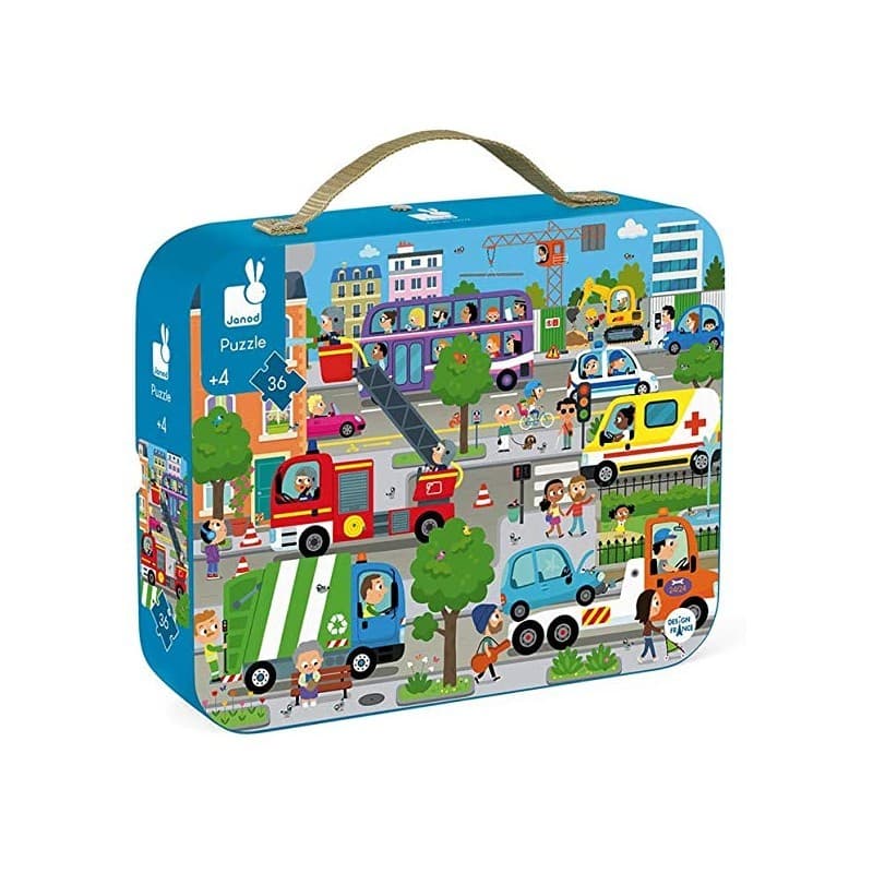 Janod Puzzle city 36 pièces