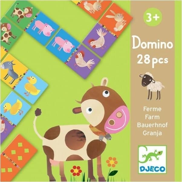 Djeco Jeu de dominos Ferme