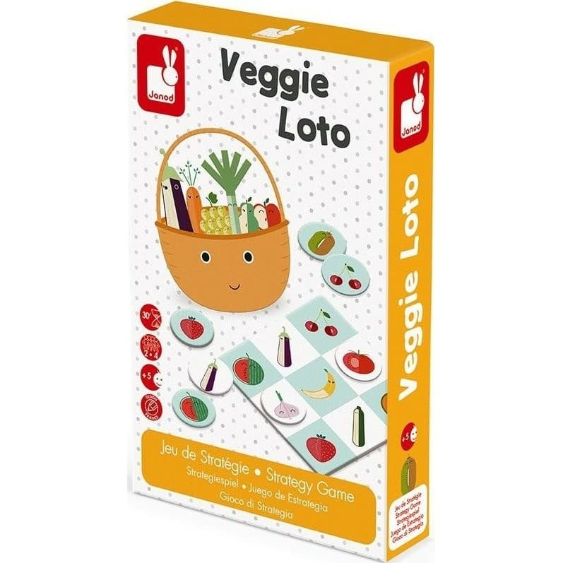 Janod Jeu de Stratégie Veggie Loto
