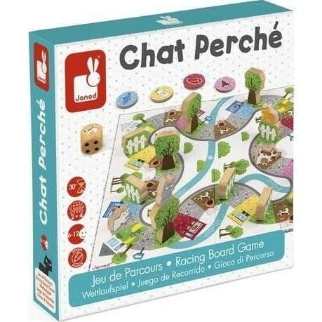 Janod Jeu de Parcours Chat Perché