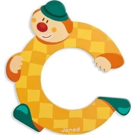 Janod Lettre Bois Clown C