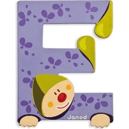 Janod Lettre bois Clown E