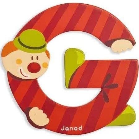 Janod Lettre bois Clown G