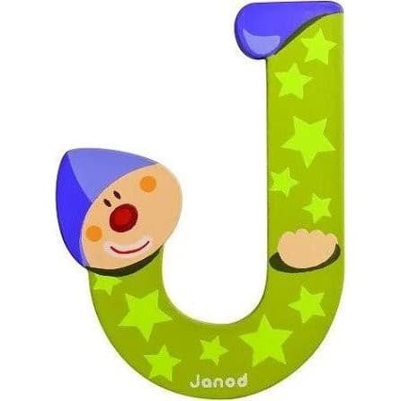 Janod Lettre Bois Clown J
