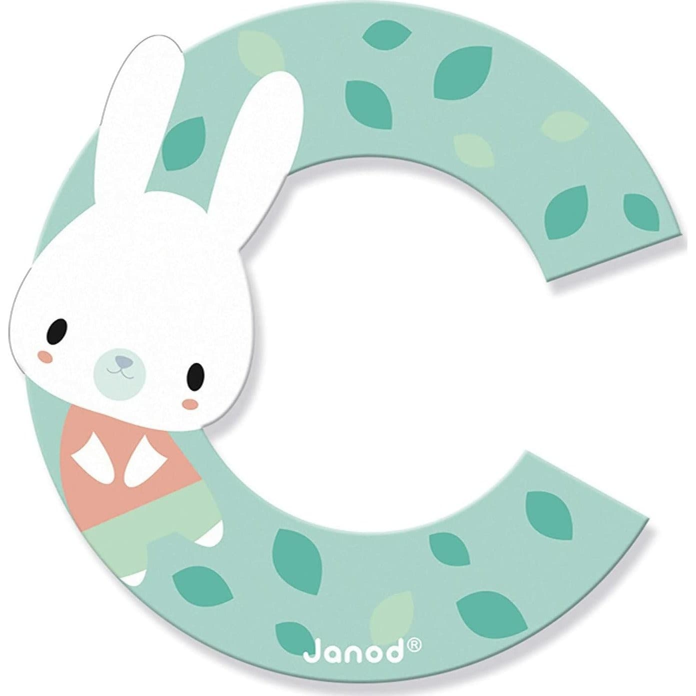 Janod Lettre en bois C Pure