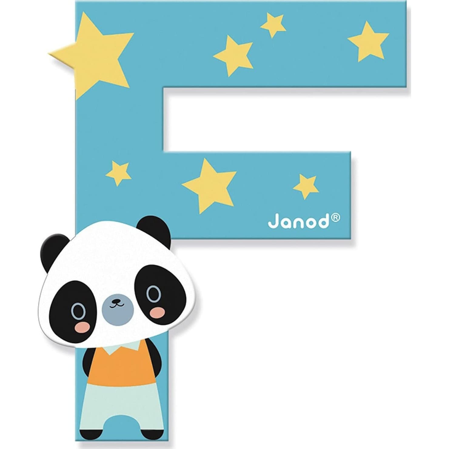 Janod Lettre en bois F Pure