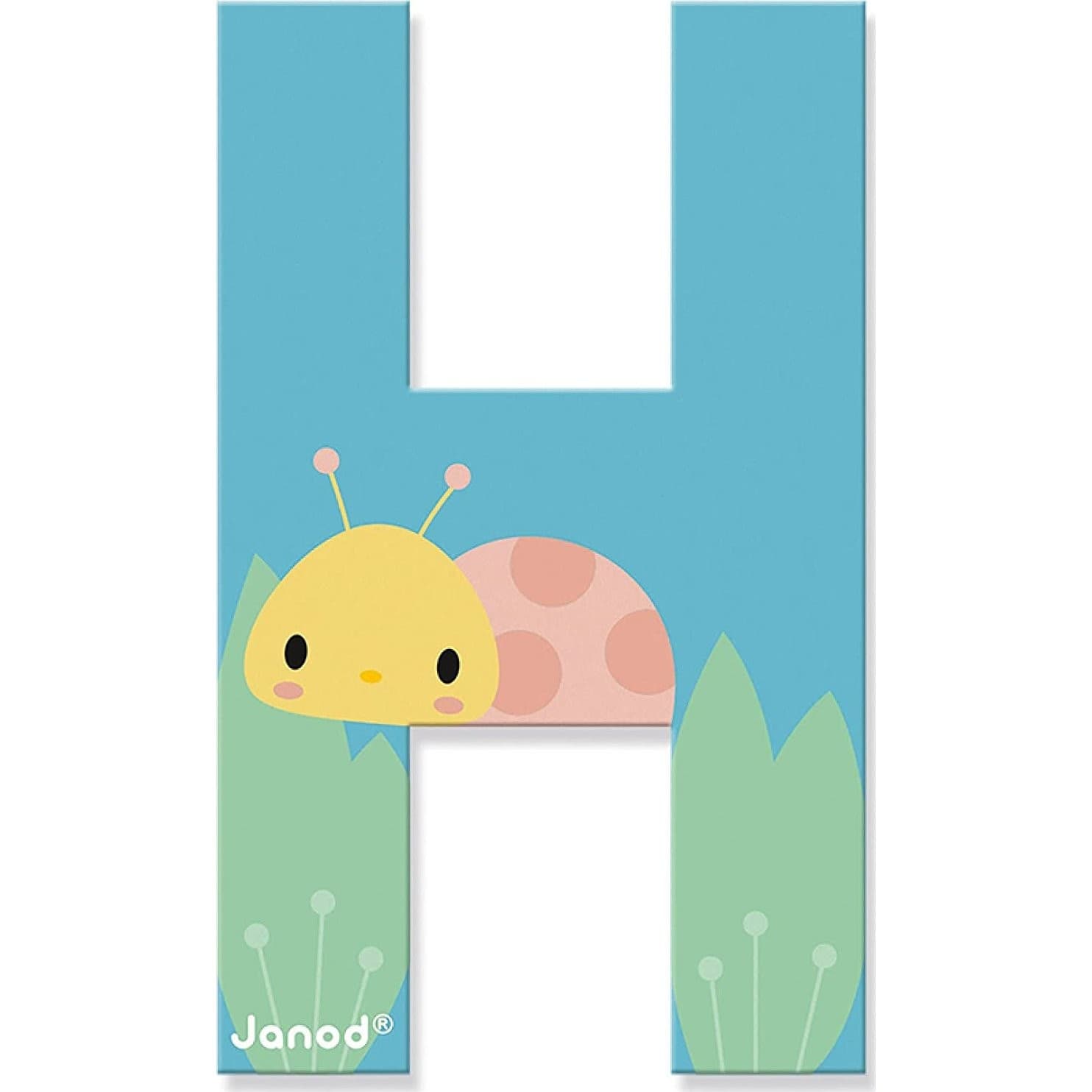 Janod Lettre en bois H Pure