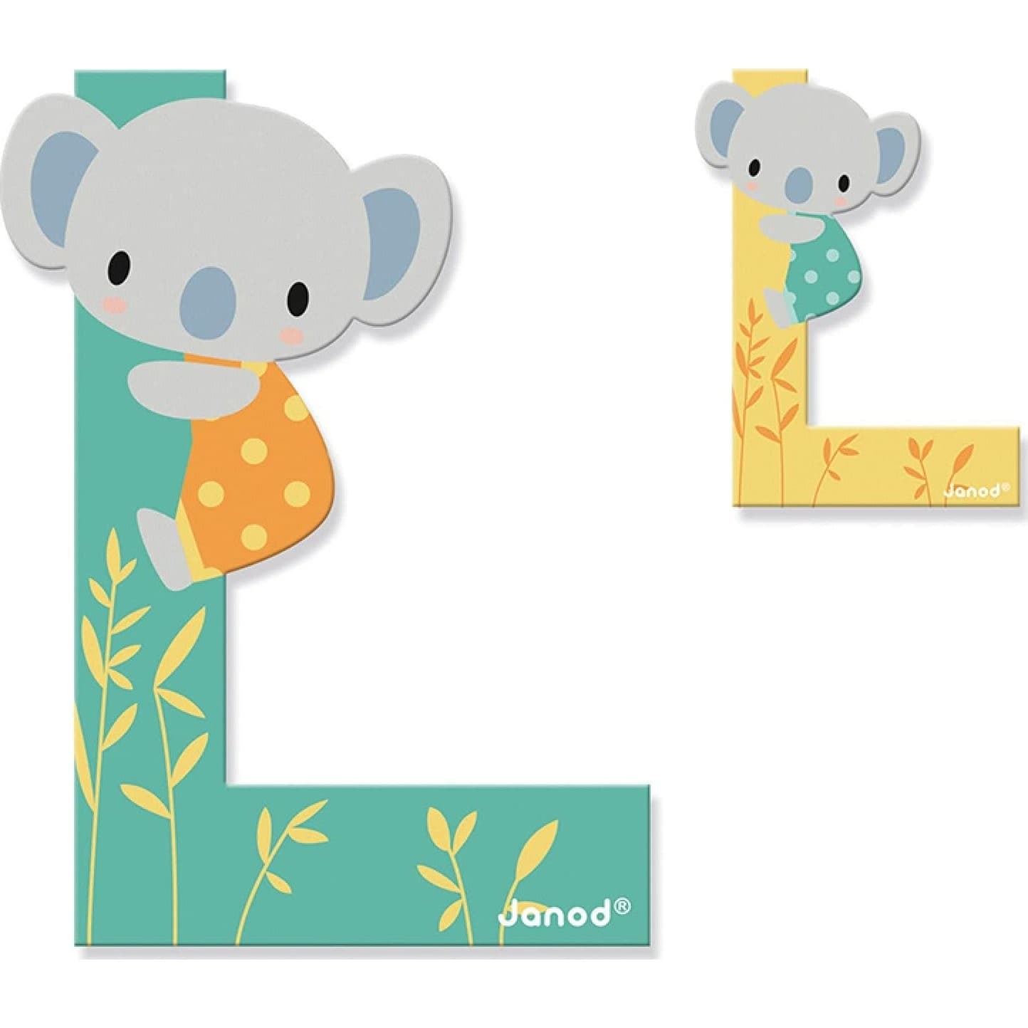 Janod Lettre en bois L Pure