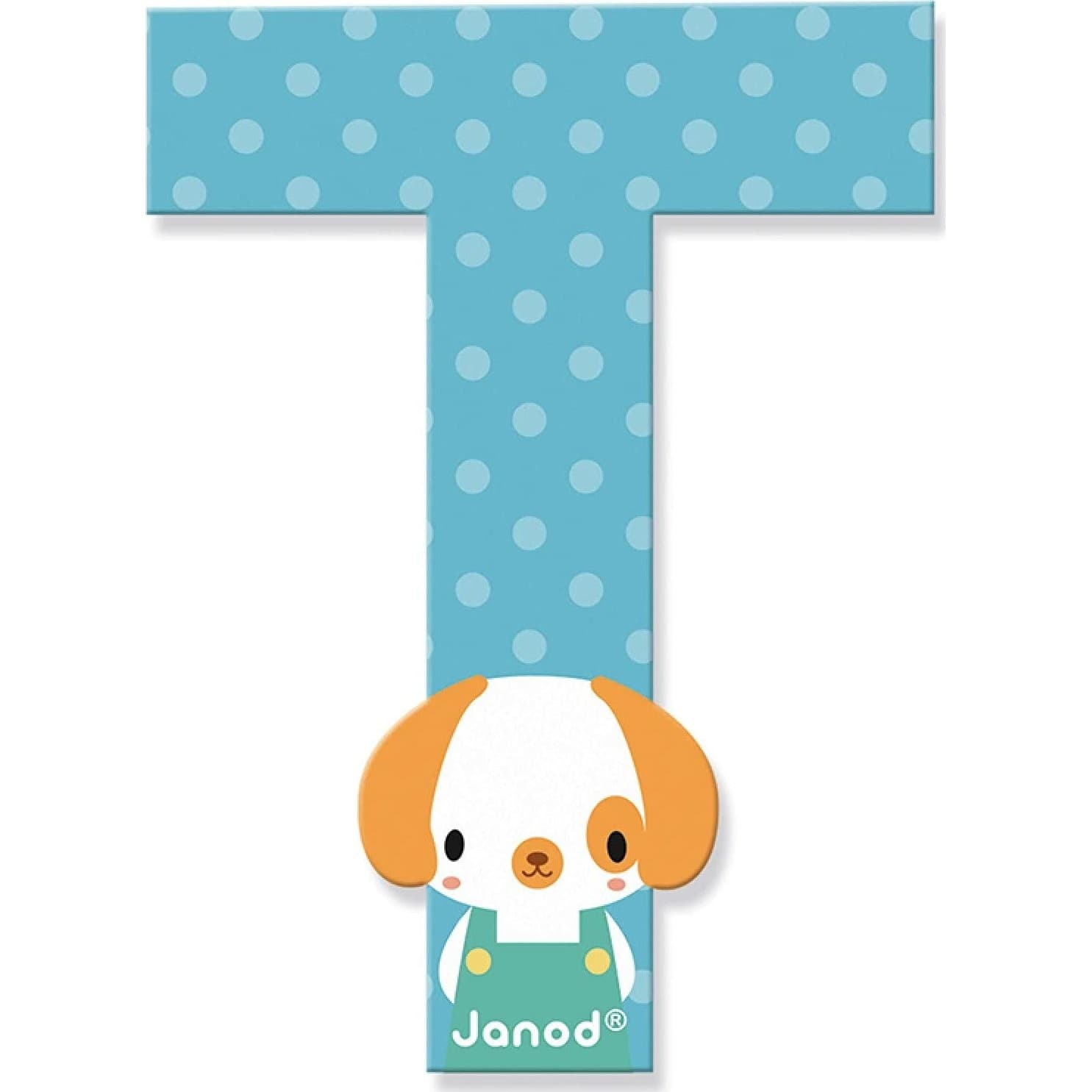 Janod Lettre en bois T Pure
