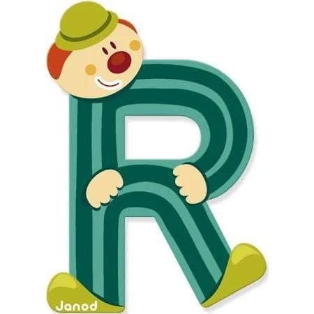 Janod Lettre Bois Clown R