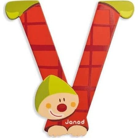 Janod Lettre Bois Clown V