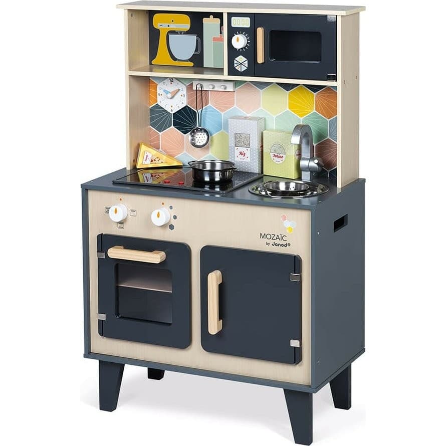 Janod Cuisine en bois pour enfant Mosaïc