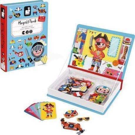Janod Jeu magnétique Magnetibook Déguisements
