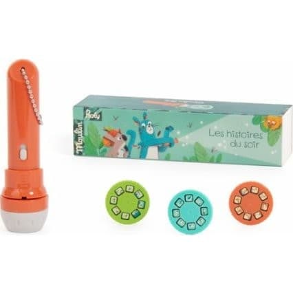 Moulin Roty Lampe à Histoires et ses 3 Mini livres Dans La Jungle