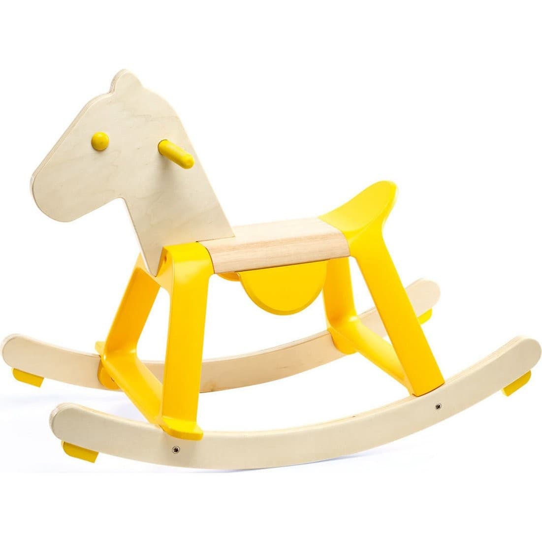 Djeco Cheval à Bascule Yellow Rock It
