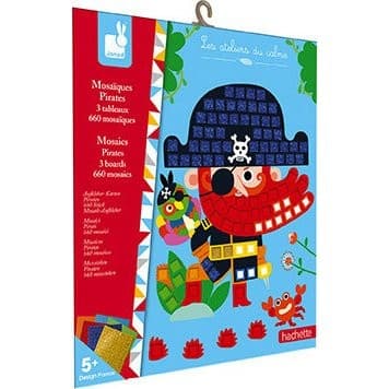 Janod Coffret créatif Mosaïques Pirates