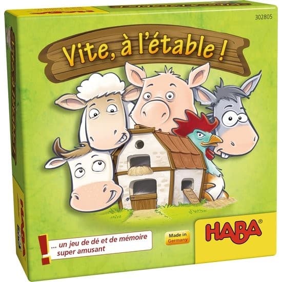 Haba Jeu de mémoire Vite à l'Etable
