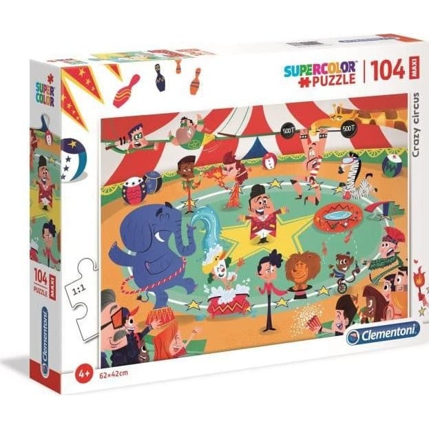 Clementoni Puzzle 104 pièces Le cirque