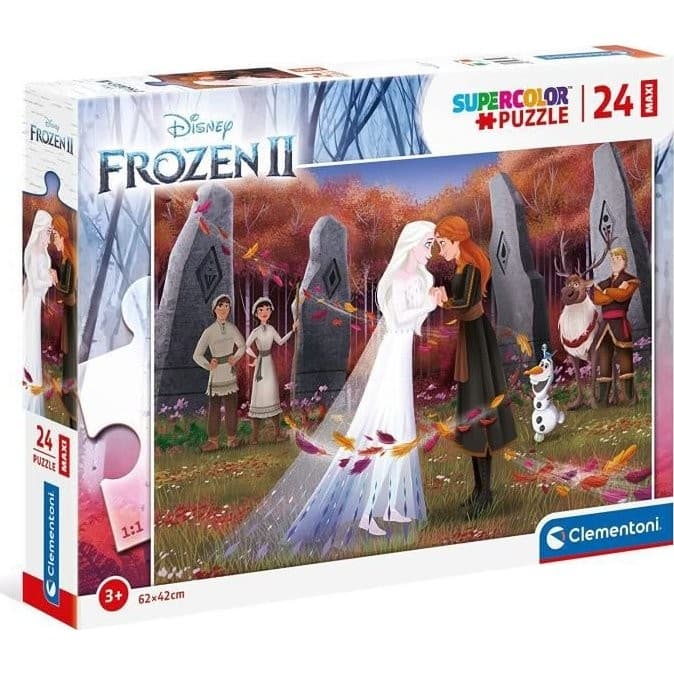 Clementoni Puzzle 24 pièces Grand Format La Reine des Neiges 2