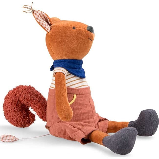 Moulin Roty Peluche Musicale Ecureuil Harry Pomme des Bois
